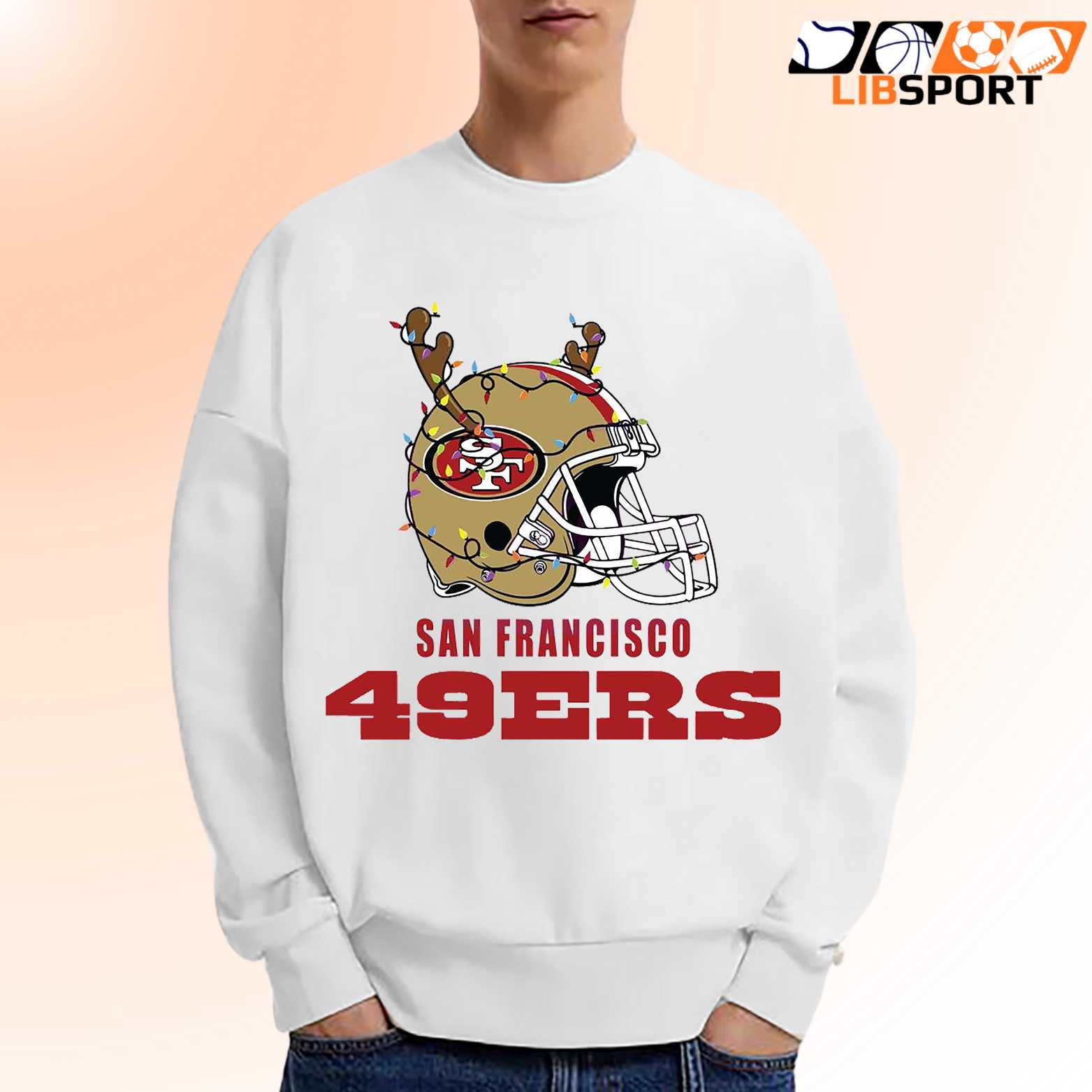 San Francisco 49ers T Shirt, Christmas Football Tee, Game Day Unisex Shirt